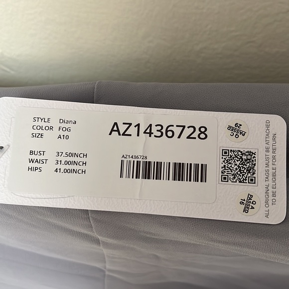 Brand New Azazie Dress (Fog) - Picture 5 of 5